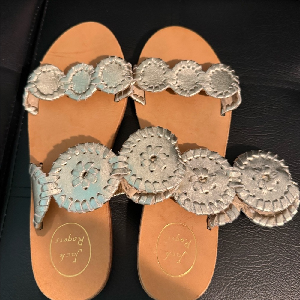 Jack Rogers Women's Cream Sandals